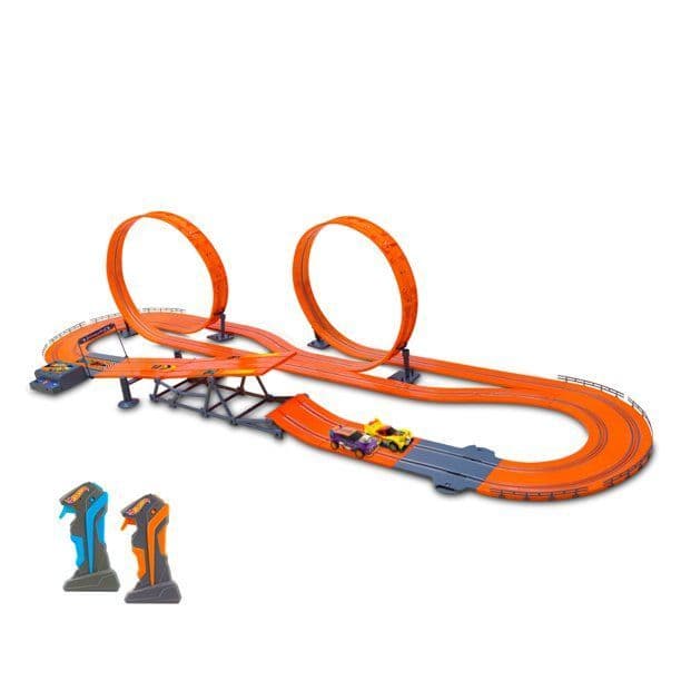 Track Set Double Loop dengan Remote Control