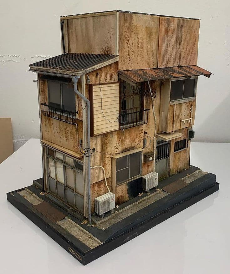 Diorama Rumah Toko Tua Jepang